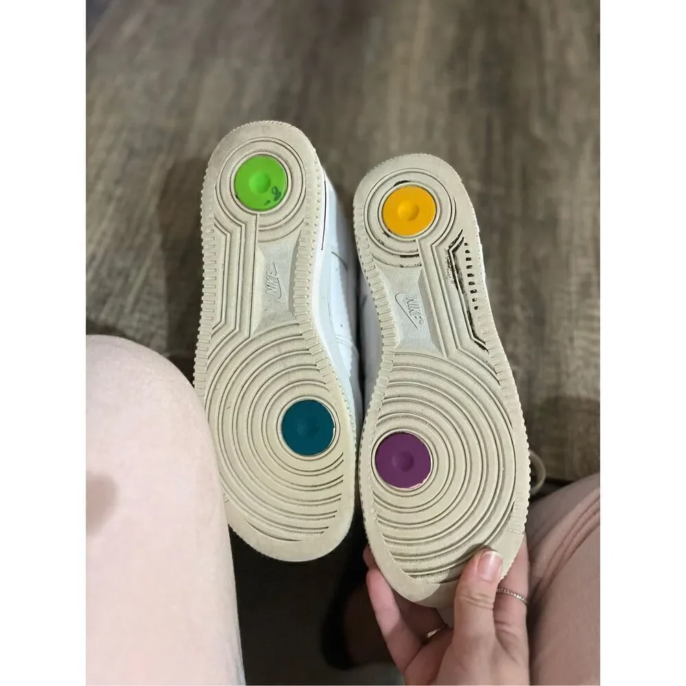 Nike Air Force 1 Low LV8 3 Peace Love Swoosh 7Y / W 8.5
